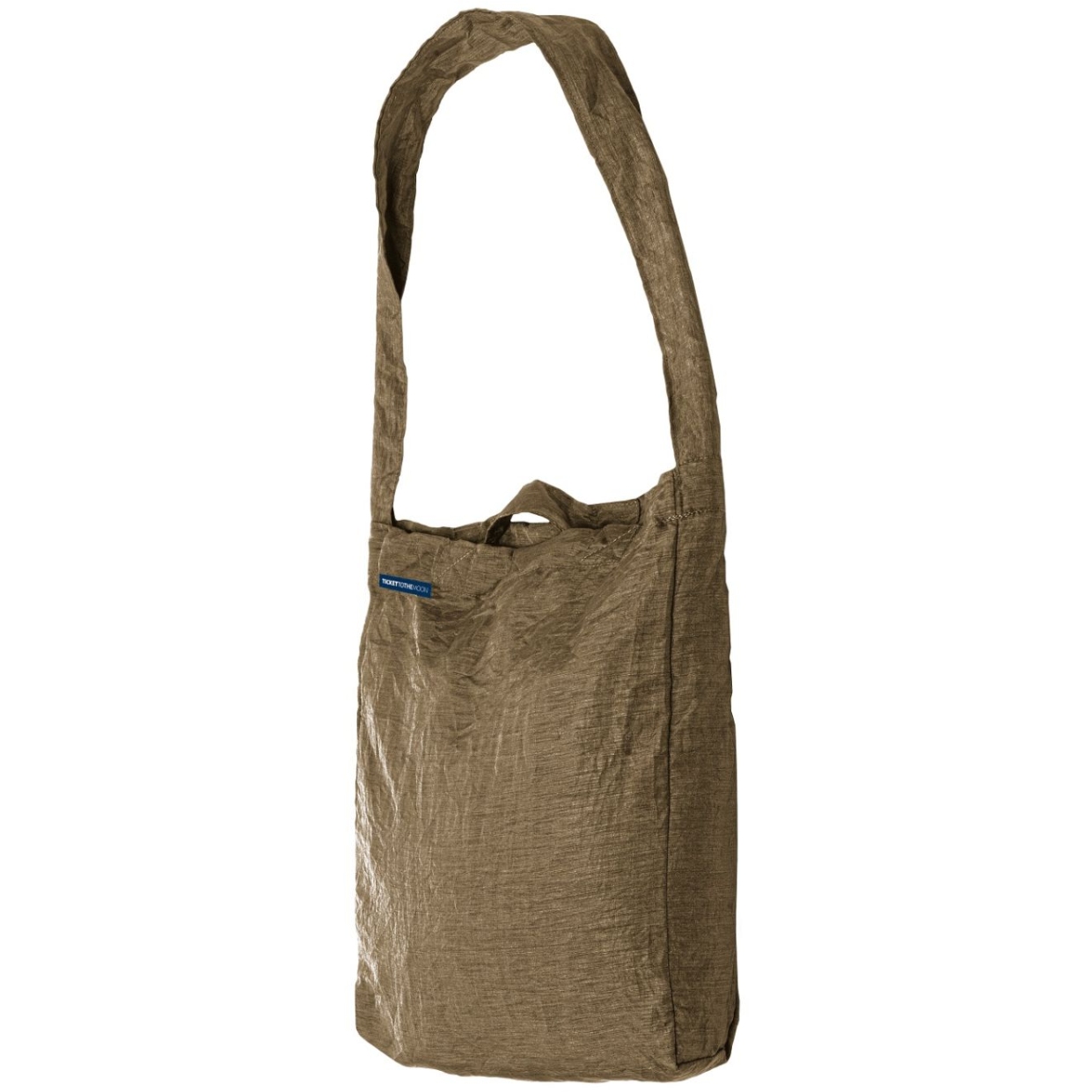 Productfoto van Ticket To The Moon Eco Bag Medium Premium Boodschappentas 15L - Olive Brown