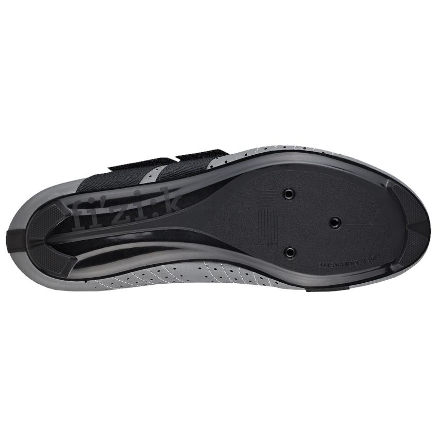Chaussures De Vélo Route FIZIK Tempo Powerstrap R5 - Taille 44 US 10.5, Bleu, Compatibles Cales 3 Trous, Neuves