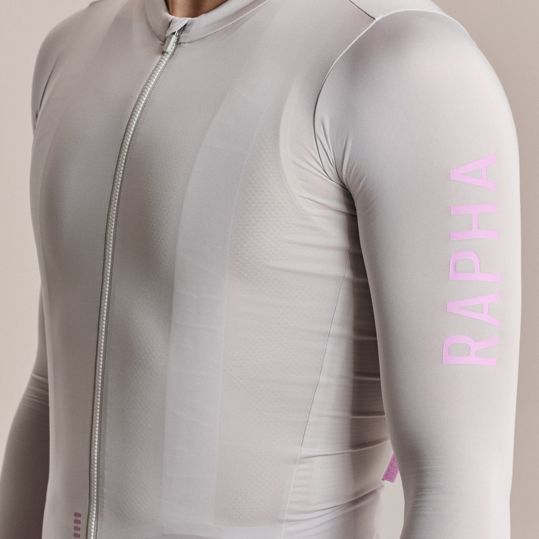 Rapha Pro Team Lightweight Long Sleeve Jersey Men - silver/quartz