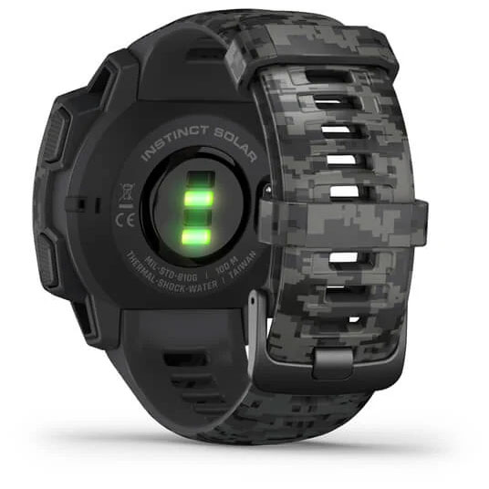 Garmin Instinct Solar Camo GPS Smartwatch graphite camo BIKE24