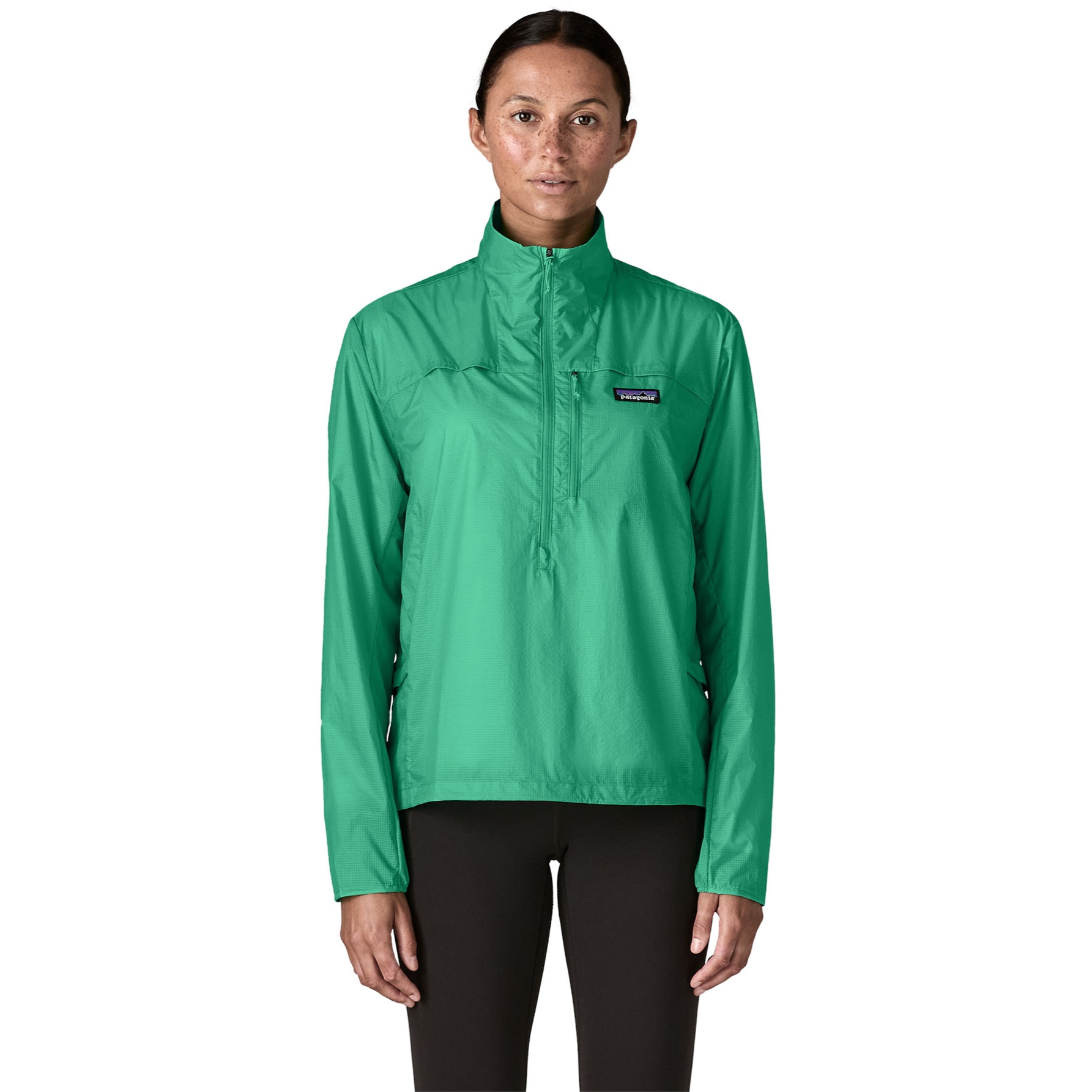 Patagonia Houdini Stash 1/2 Zip Anorak Women - Moon Tripper: Blue
