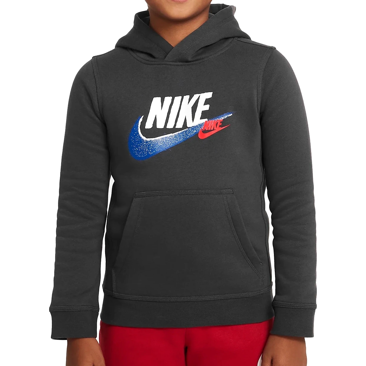 Nike Sportswear Standard Issue Fleece-Hoodie für ältere Kinder - dark smoke  grey FD1197-070