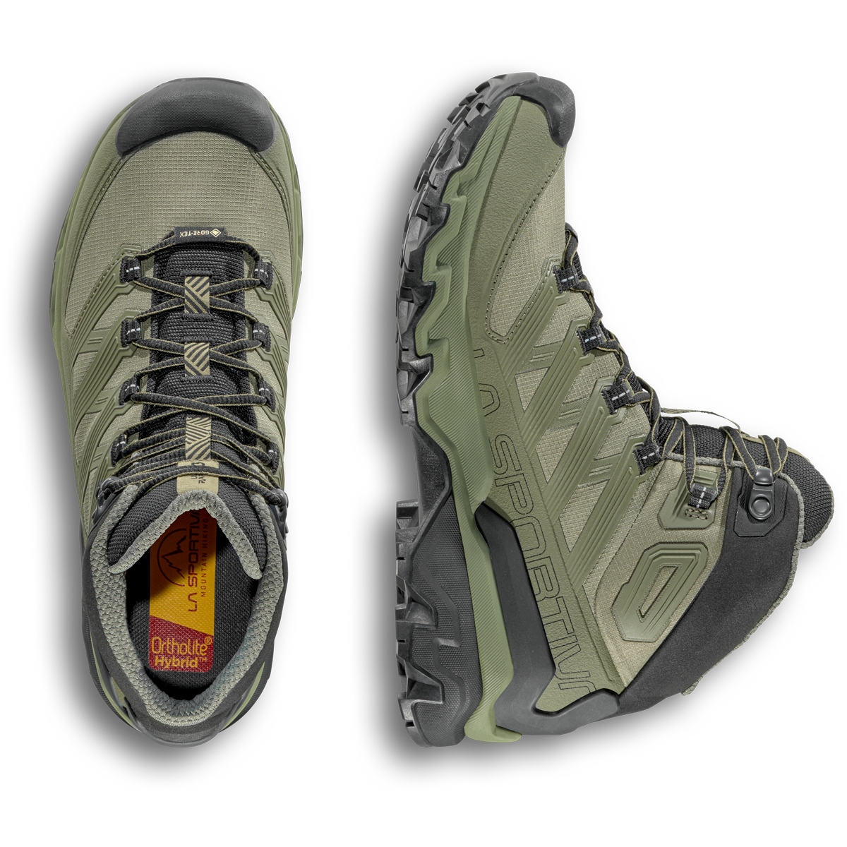 La Sportiva Olive and Black Outdoor Mountaineering Boots La Sportiva Karakorum Mountaineering Boots - Men main image 3