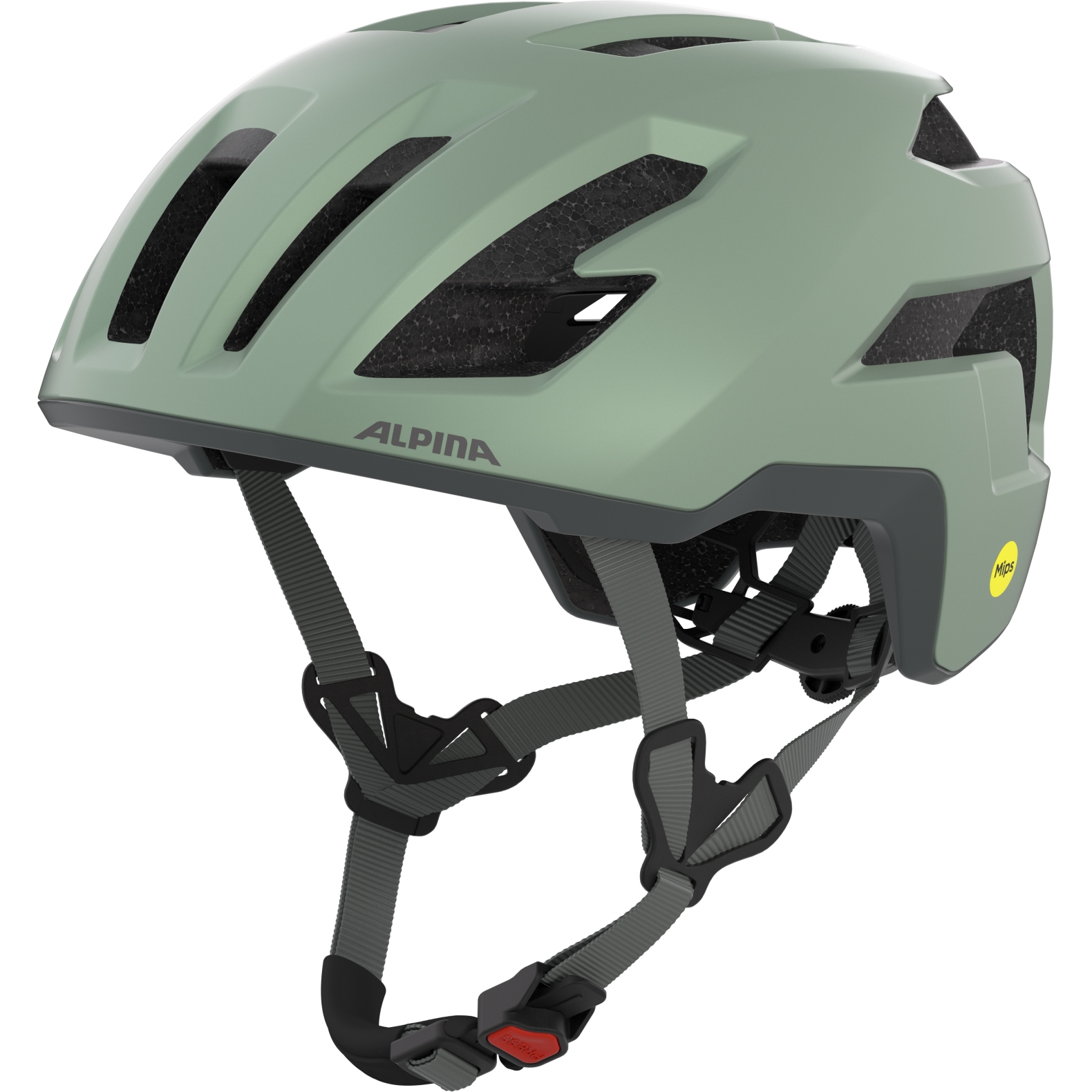 Produktbild von Alpina Taunus Gravel MIPS Helm - willow-green matt