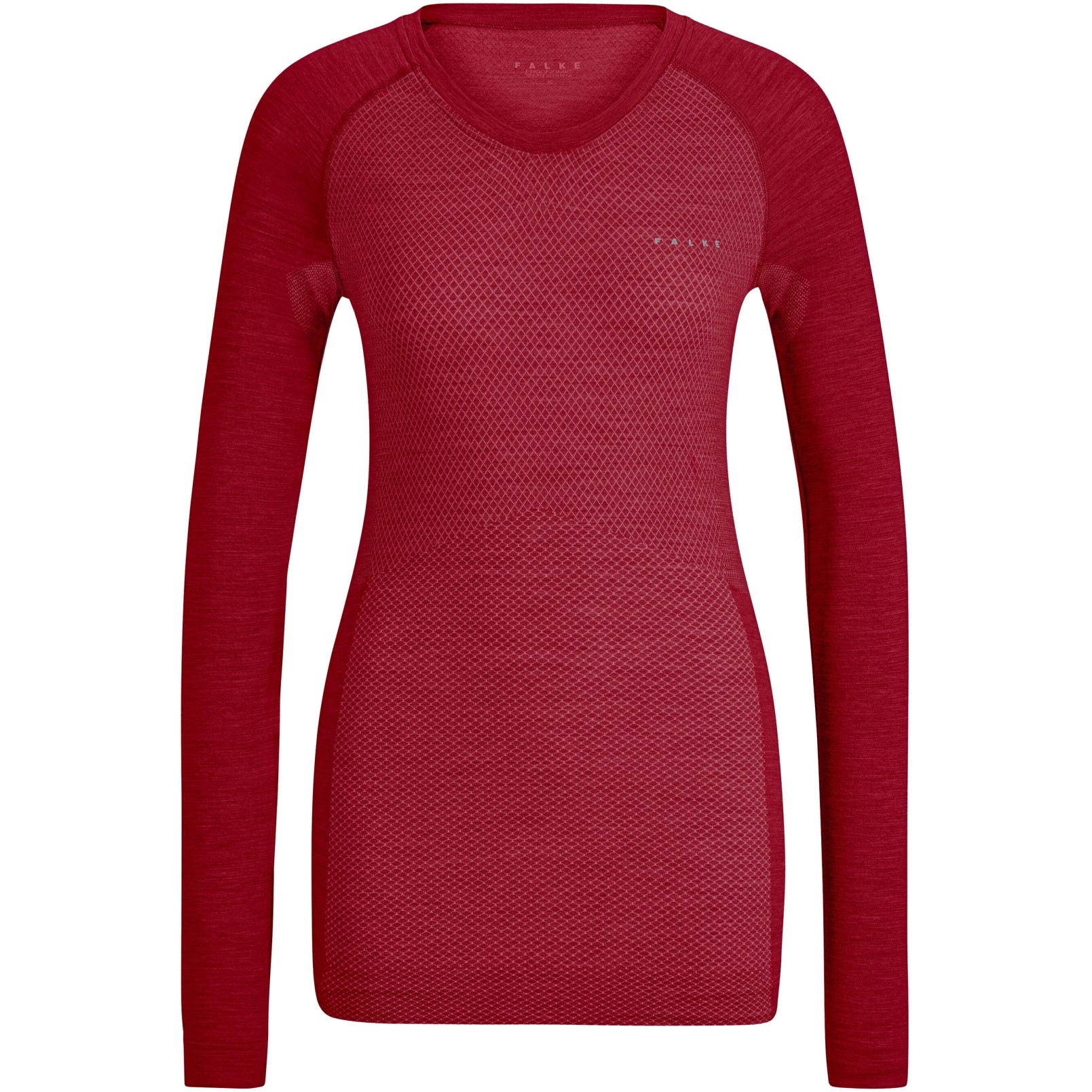 Produktbild von Falke Wool-Tech Light Crew Neck Langarmshirt Damen - rot 8644