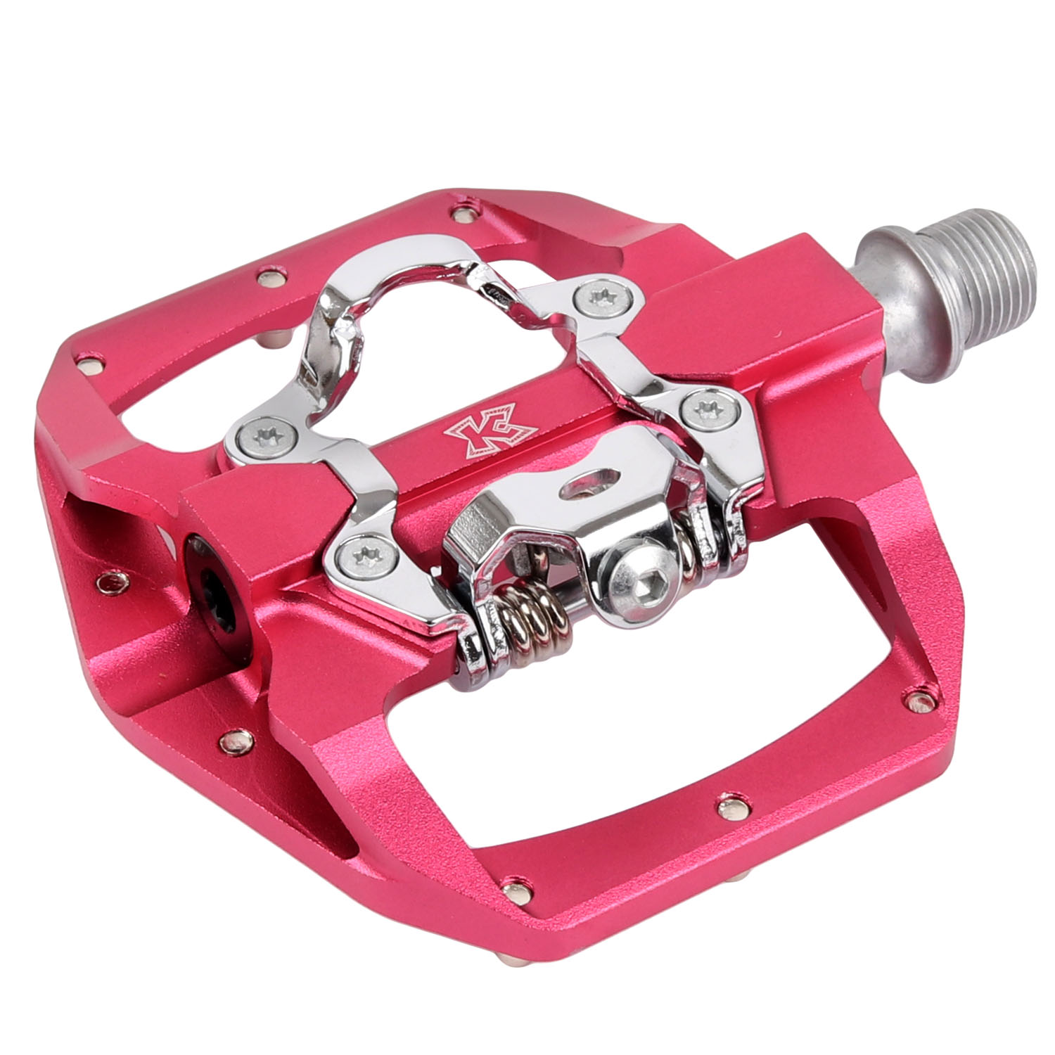 KCNC FR TRAP Clipless Pedal with Steel Axle pink BIKE24