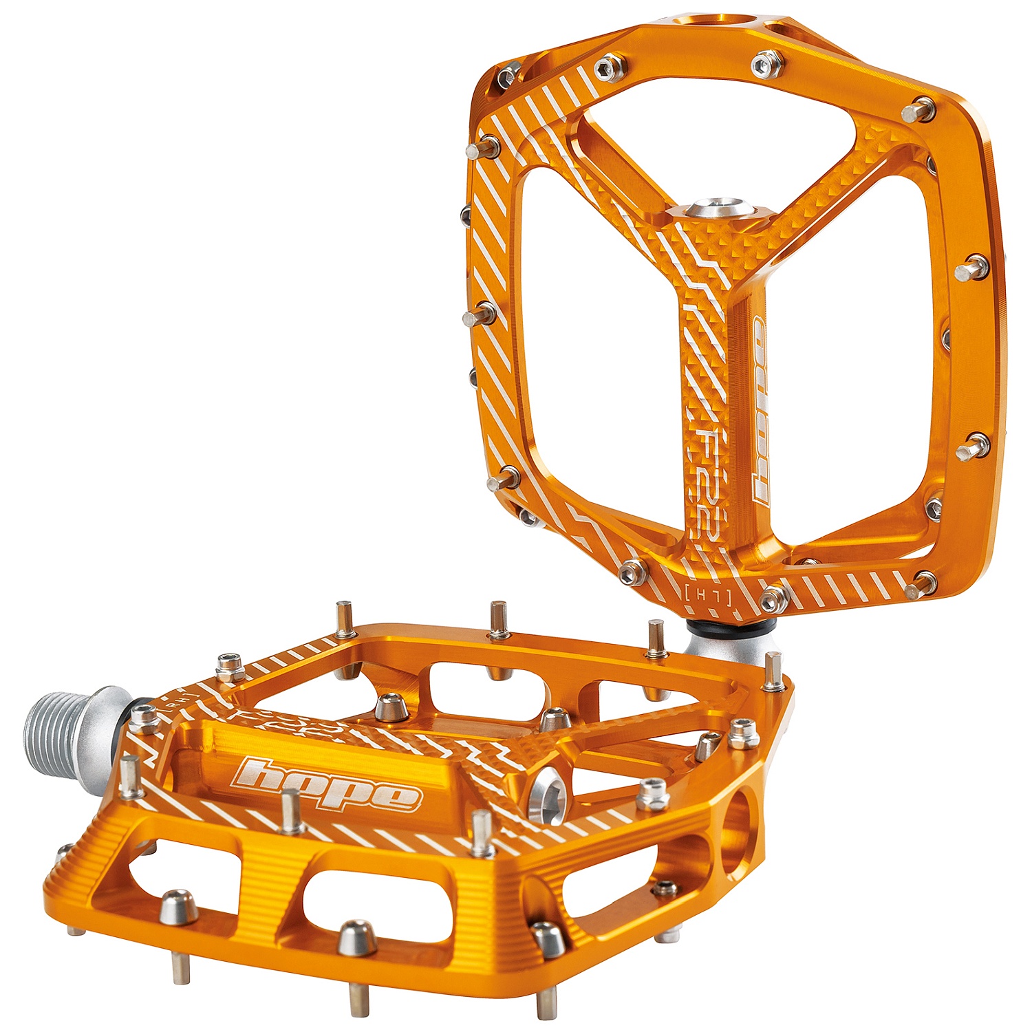 Productfoto van Hope F22 Platformpedalen - oranje