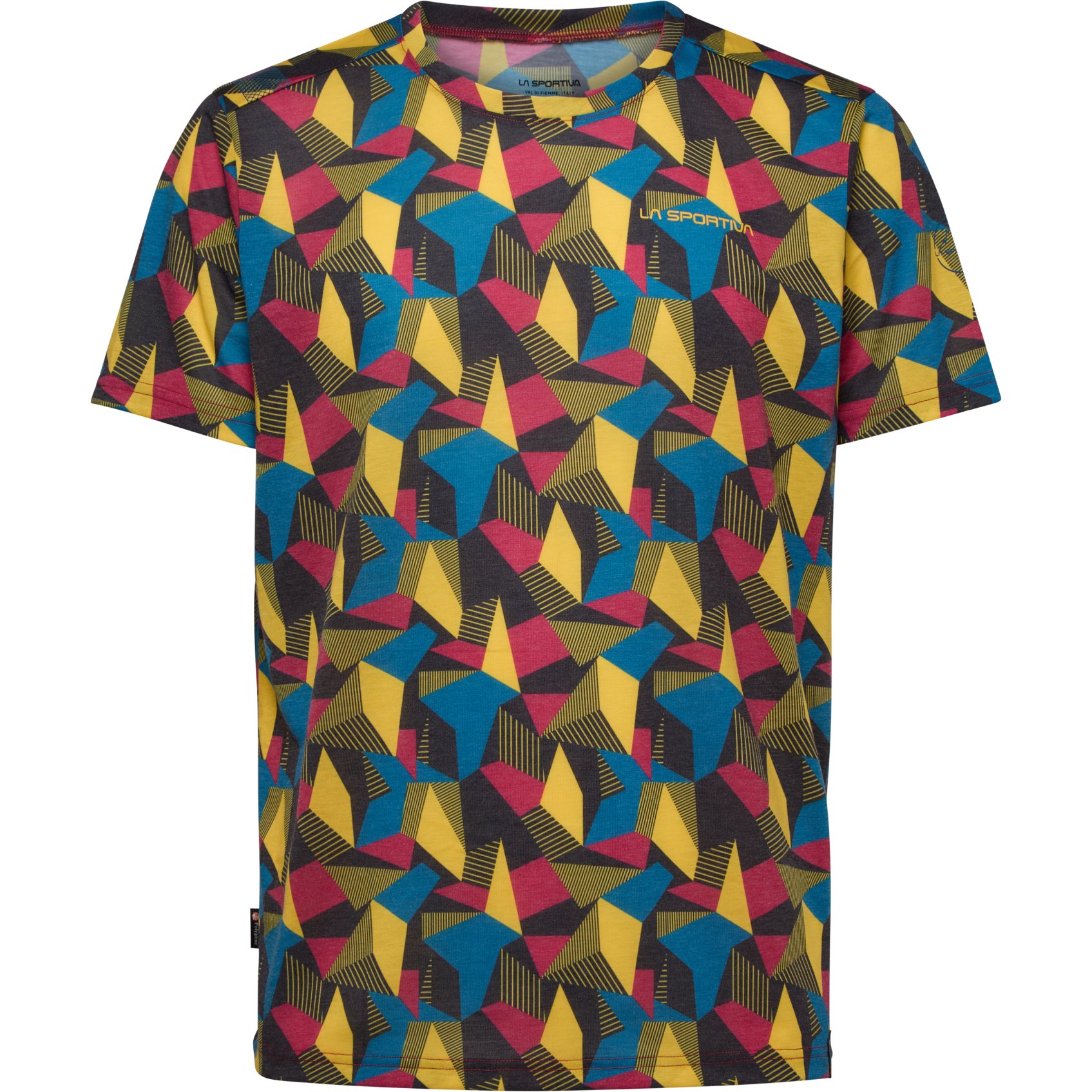 Picture of La Sportiva Dimension T-Shirt Men - Cerise/Yellow