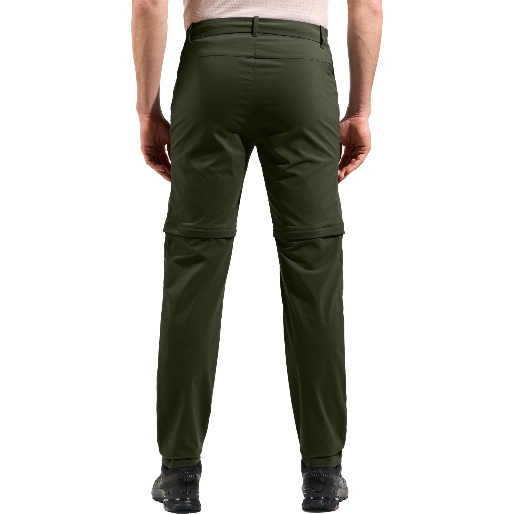 Pantalon Cargo Convertible BC WEAR Homme Taille L, Jambes Zippées, Short De Randonnée - Marron