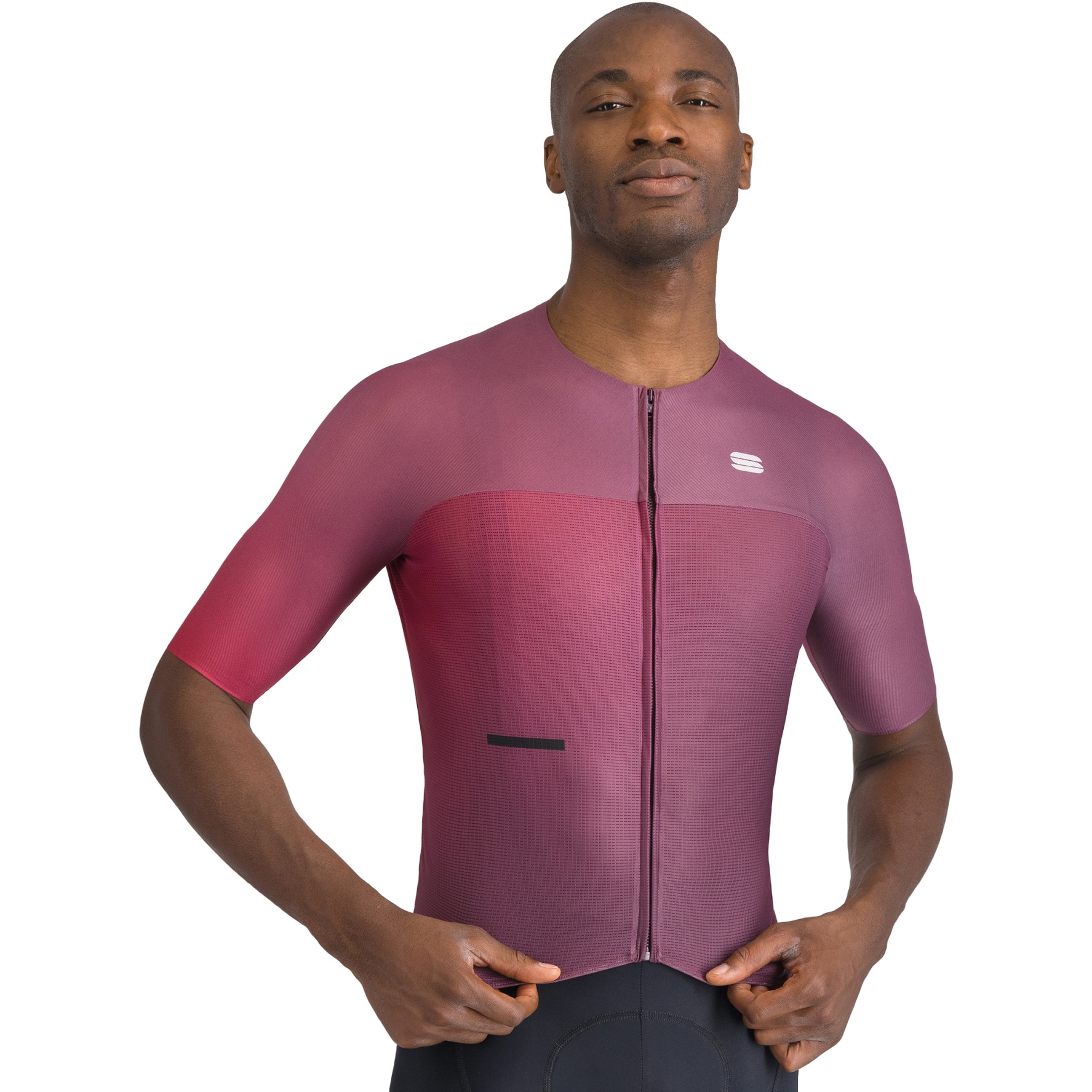 Photo produit de Sportful Maillot Homme - Light - 569 Bordeaux/Red