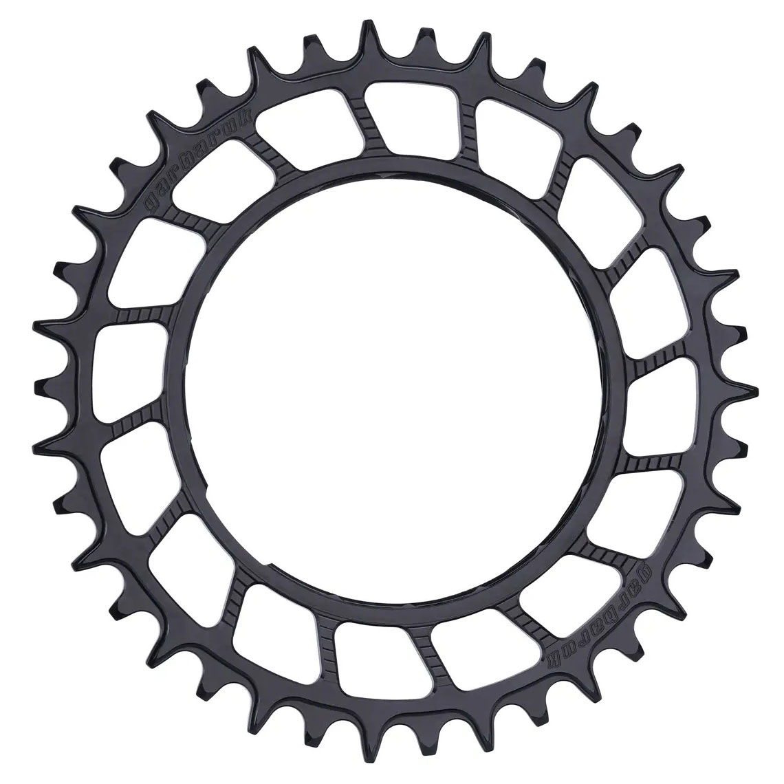 Кольцо цепи Garbaruk - MTB | с резьбовым креплением | для измерителя мощности (XX / XX SL) - круглое | черное