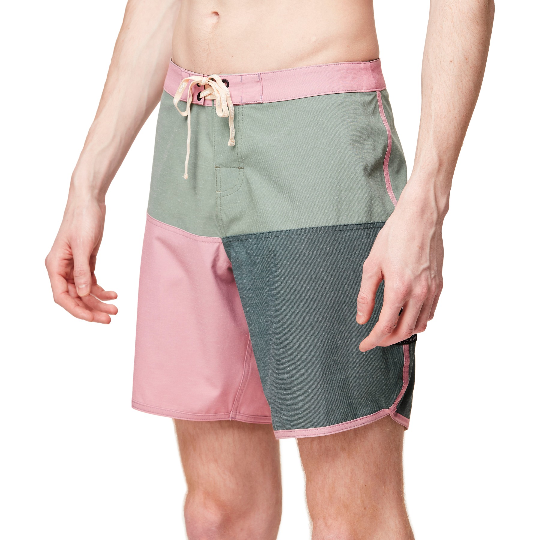 Picture of Picture Andy Heritage Solid 17 Boardshorts Men - Green Spray
