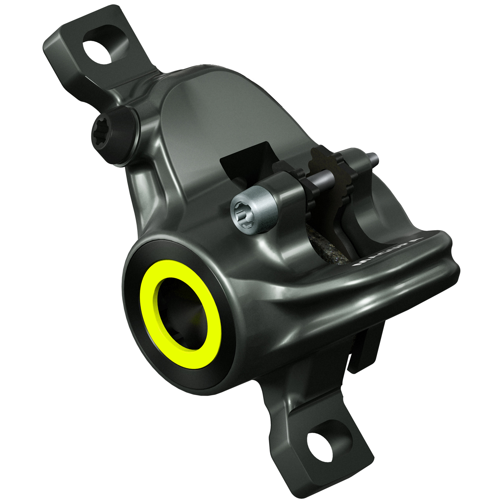Picture of Magura Brake Caliper for MT8 SL Disc Brakes from MY2019 - 2701726 - mystic grey / neon red / neon yellow
