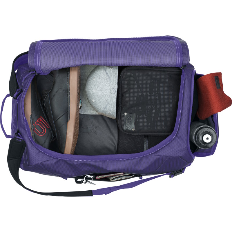 EVOC Duffle Bag 60L Reistas - Violet/Zwart | BIKE24