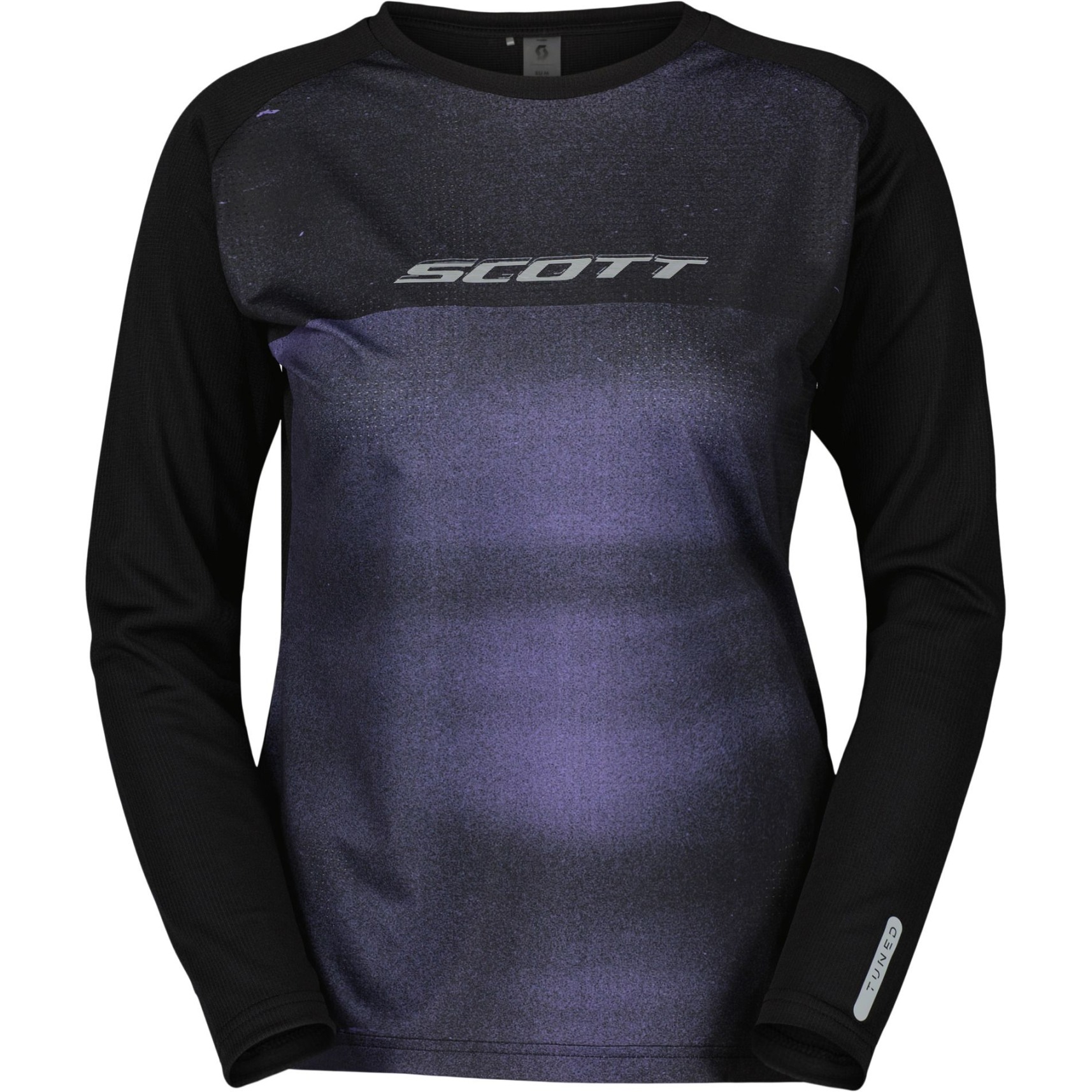 Produktbild von SCOTT Trail Tuned Langarmtrikot Damen - black/swish purple