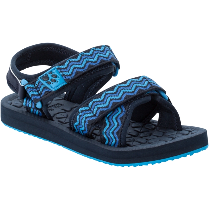 Picture of Jack Wolfskin Zulu Vc Sandals Kids - blue / dark blue