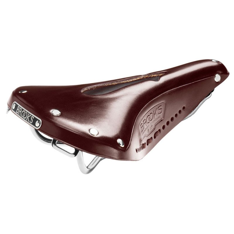 Picture of Brooks B17 Carved Bend Leather Saddle - brown