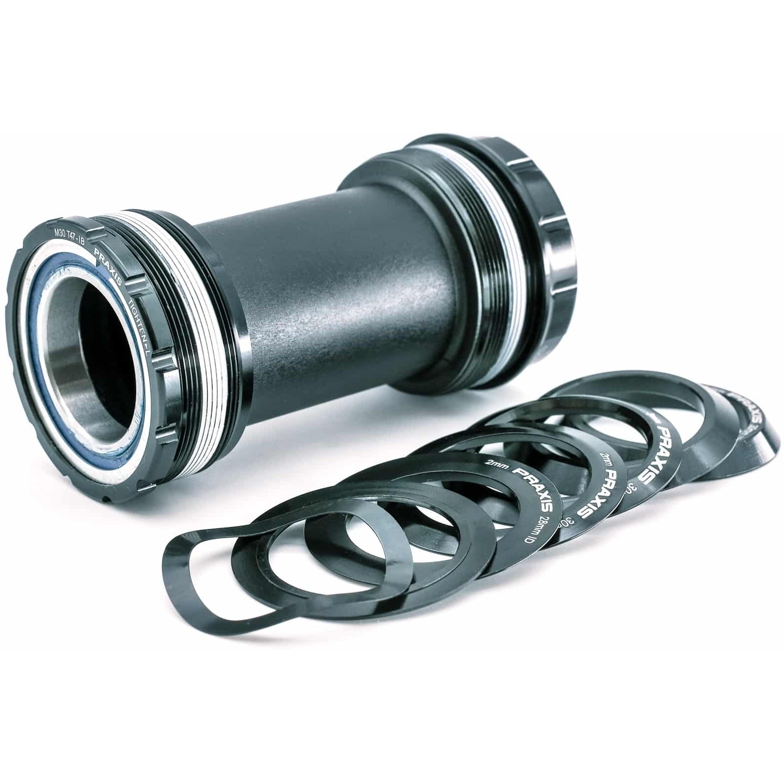 Praxis Works M30 T47 Asym Bottom Bracket - T47-76.75/81.25-M30