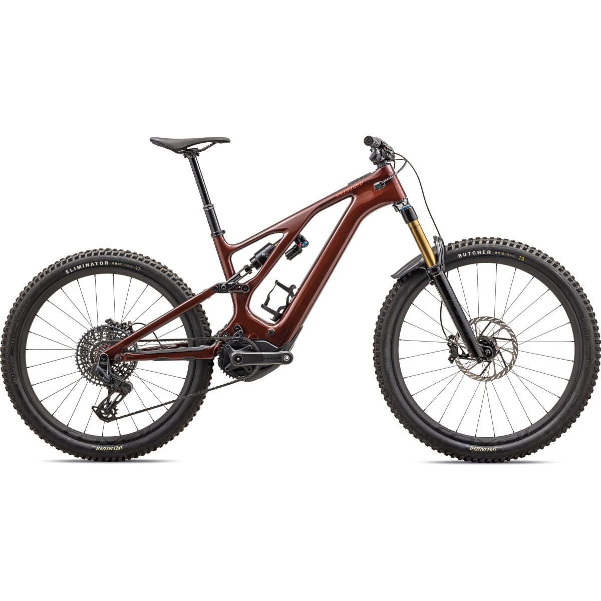 Productfoto van Specialized TURBO LEVO PRO - Carbon E-Mountainbike - 2024 - gloss rusted red / satin redwood