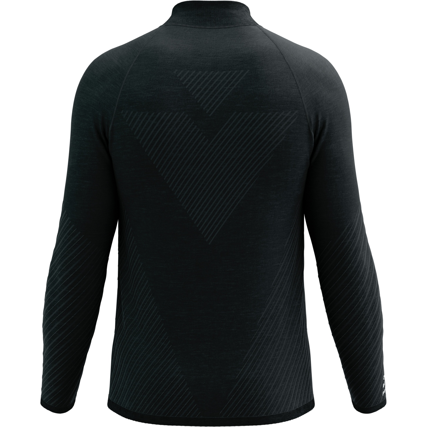 Compressport Seamless Zip Sweatshirt Unisex - black melange