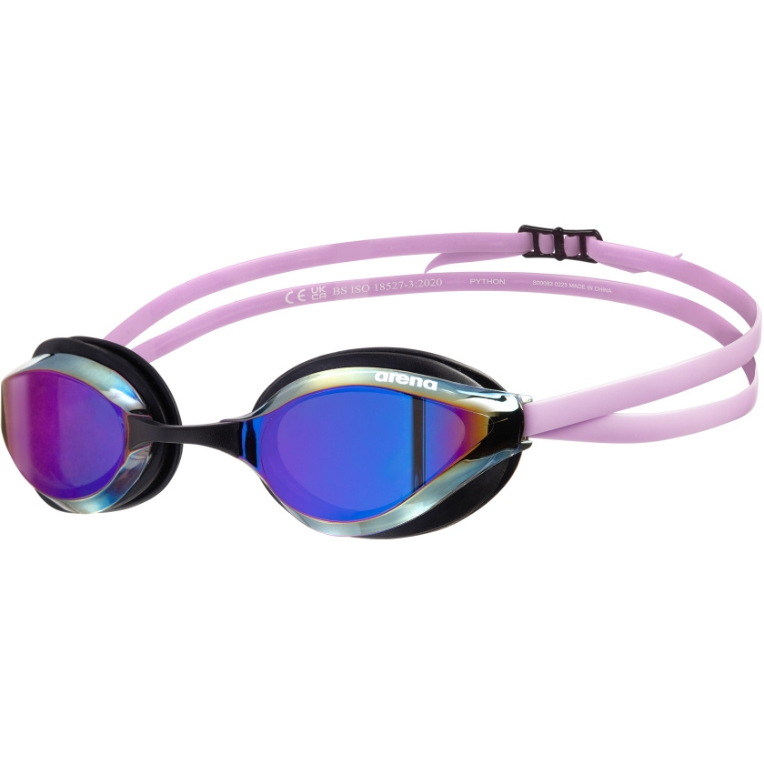 Picture of arena Python Mirror Swimming Goggle - Black/Violet