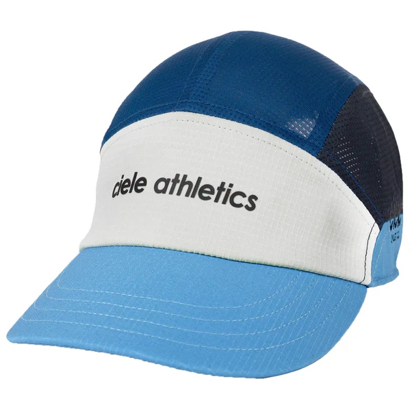 Produktbild von Ciele Athletics FSTCap SC Laufmütze - Field Iconic SL - white-cobalt