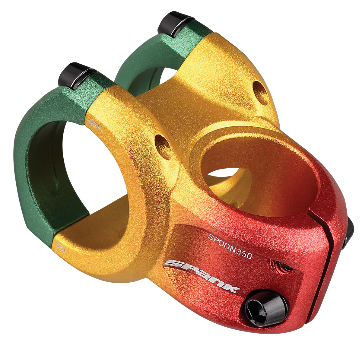 Spank Spoon 350 Stem - 35mm - Rasta Edition | BIKE24