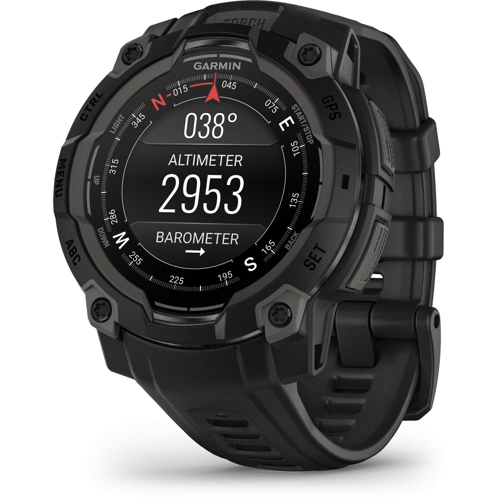 Garmin Instinct 3 AMOLED GPS Smartwatch - 45mm - Black/Charcoal