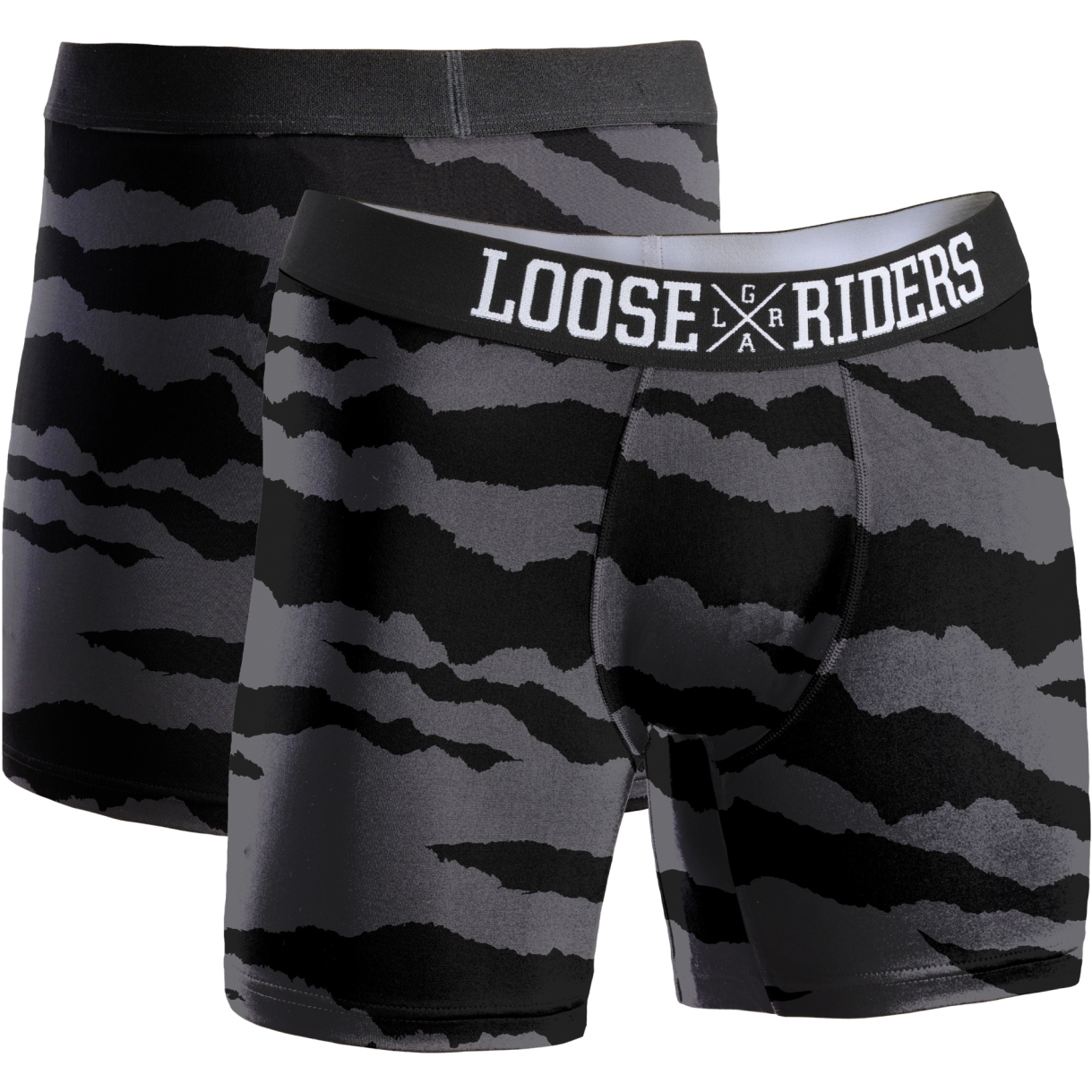 Picture of Loose Riders Boxer Briefs Men - 2-Pack - Shred black