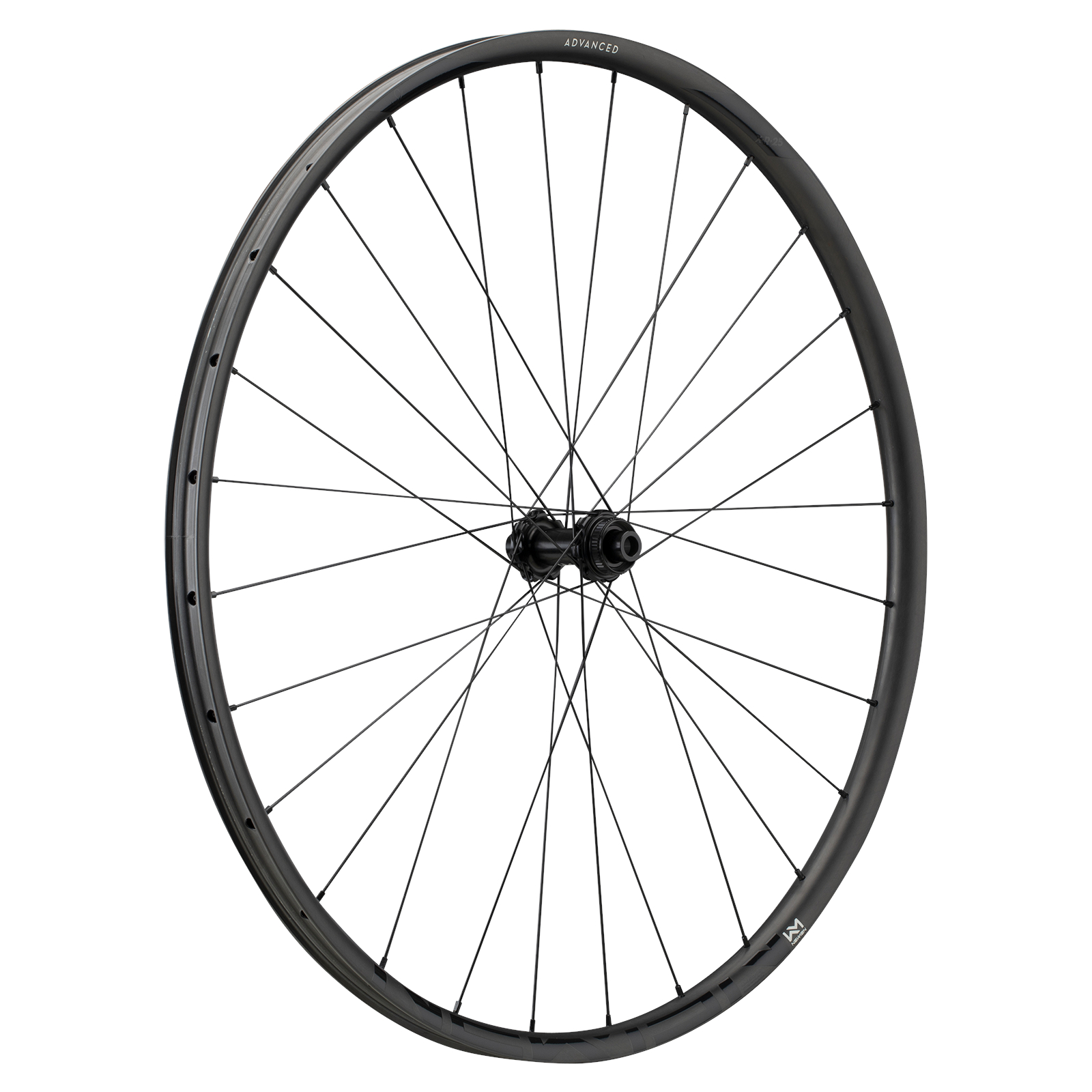 Picture of Newmen Advanced SL X.R.25 Gravel Carbon Front Wheel - Tubeless Only - 28 Inch - Centerlock - 12x100mm