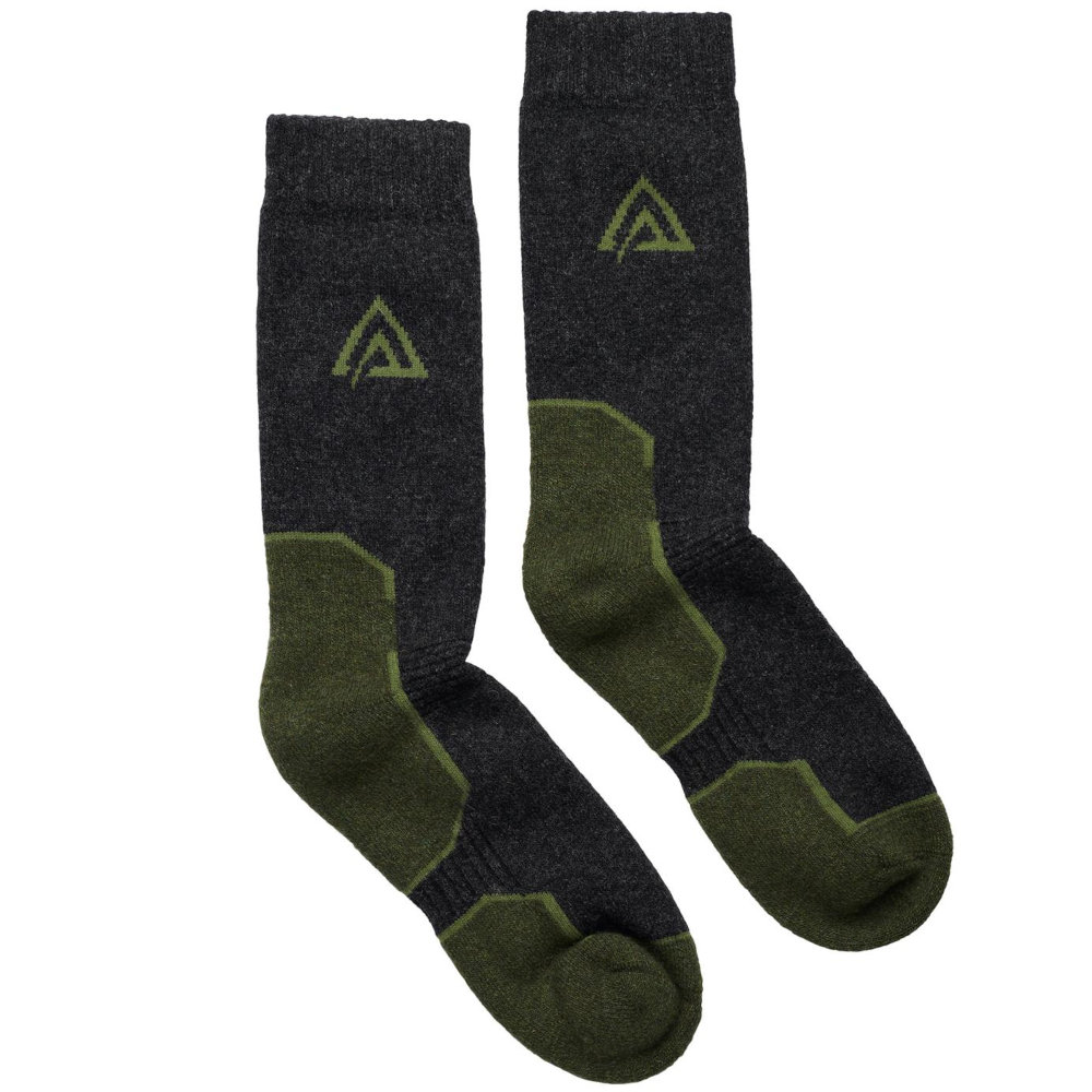 Picture of Aclima Warmwool Socks - olive night / dill / marengo