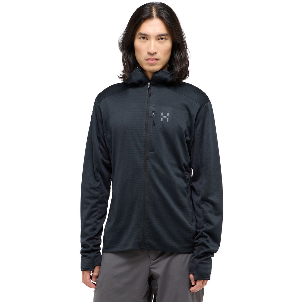 Produktbild von Haglöfs L.I.M Mid Fast II Kapuzenjacke Herren - true black 2C5