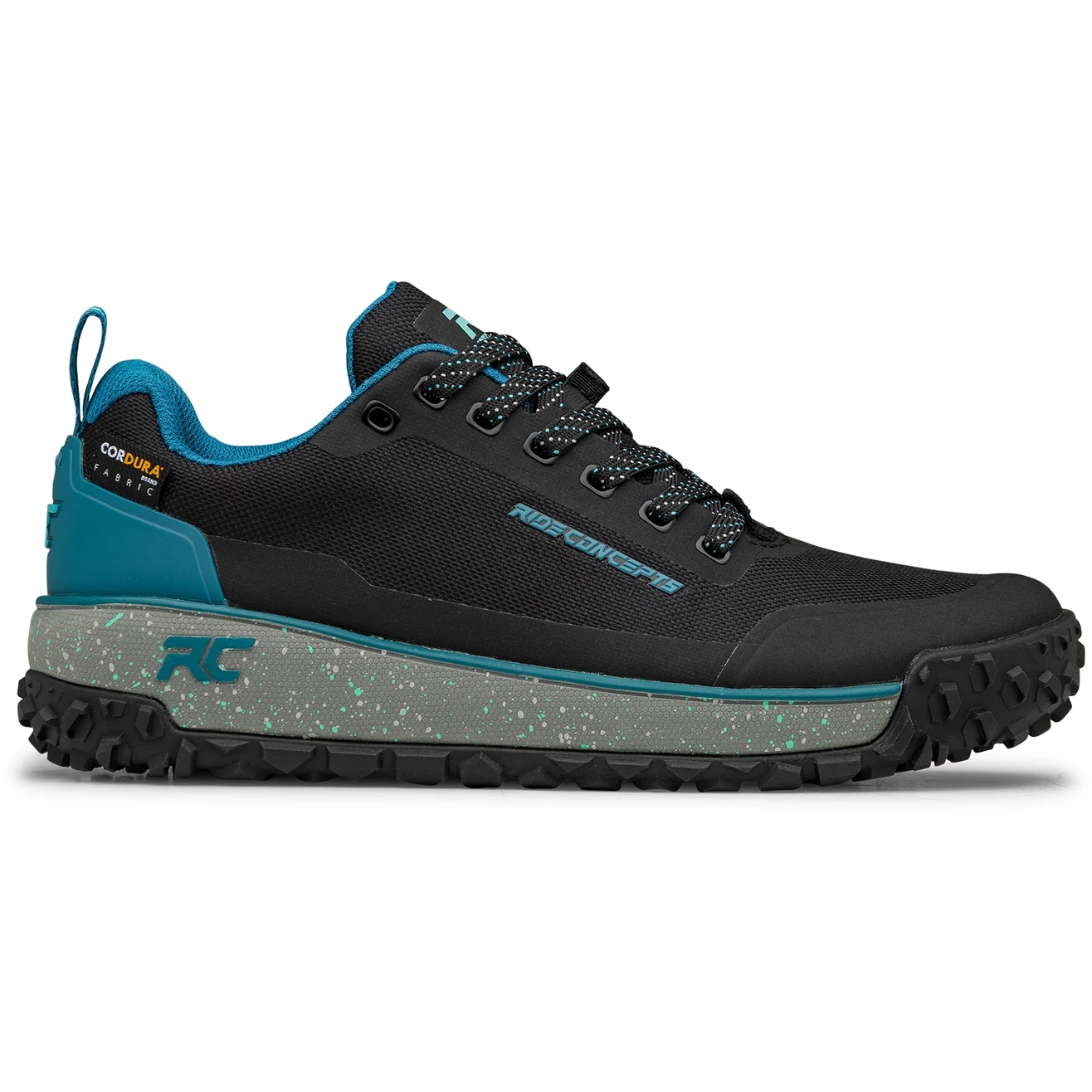 Ride Concepts Flume Flat Chaussures VTT Femme Black Tahoe Blue