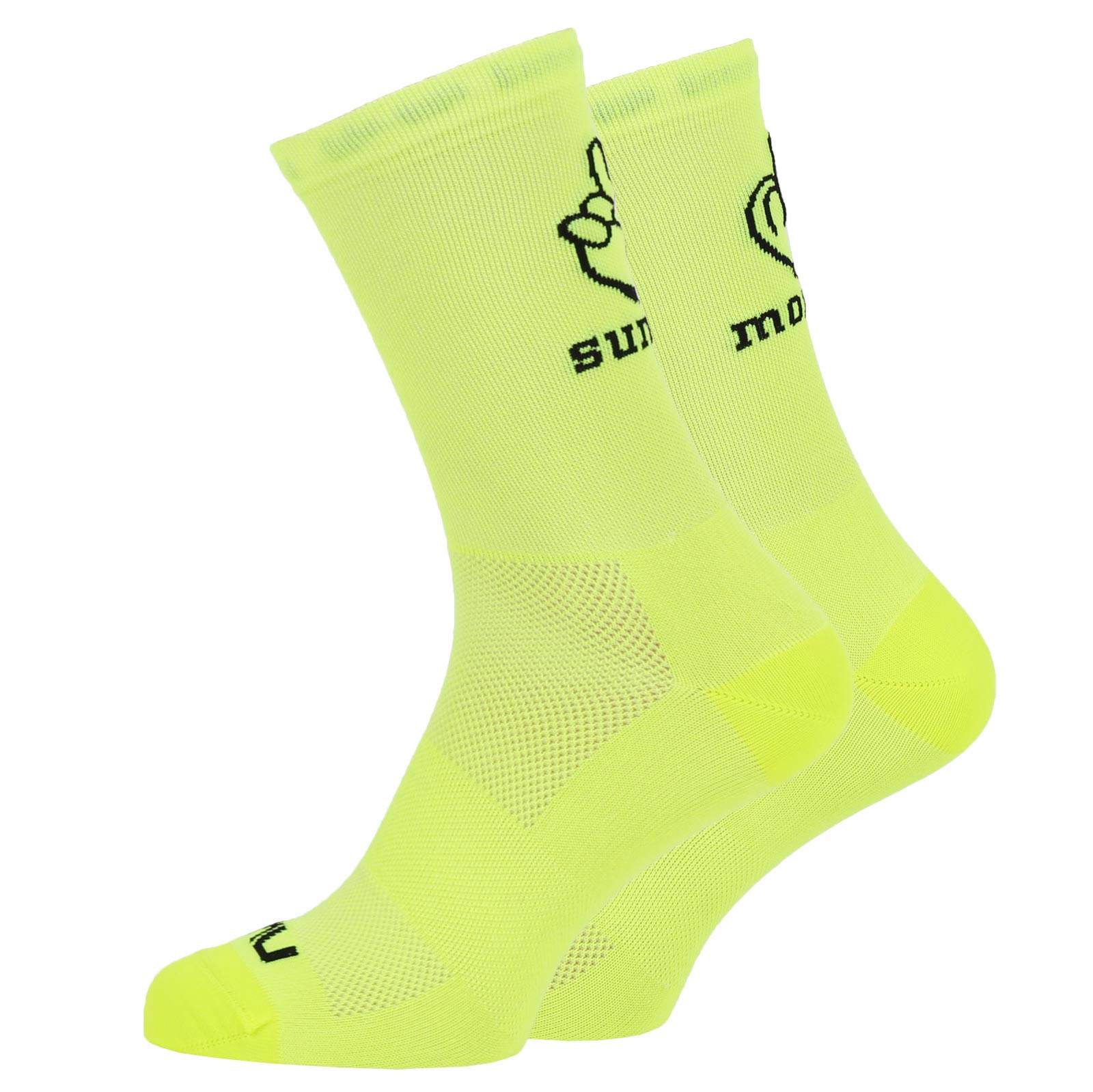 Image of Northwave Sunday-Monday Socks - yellow fluo 40