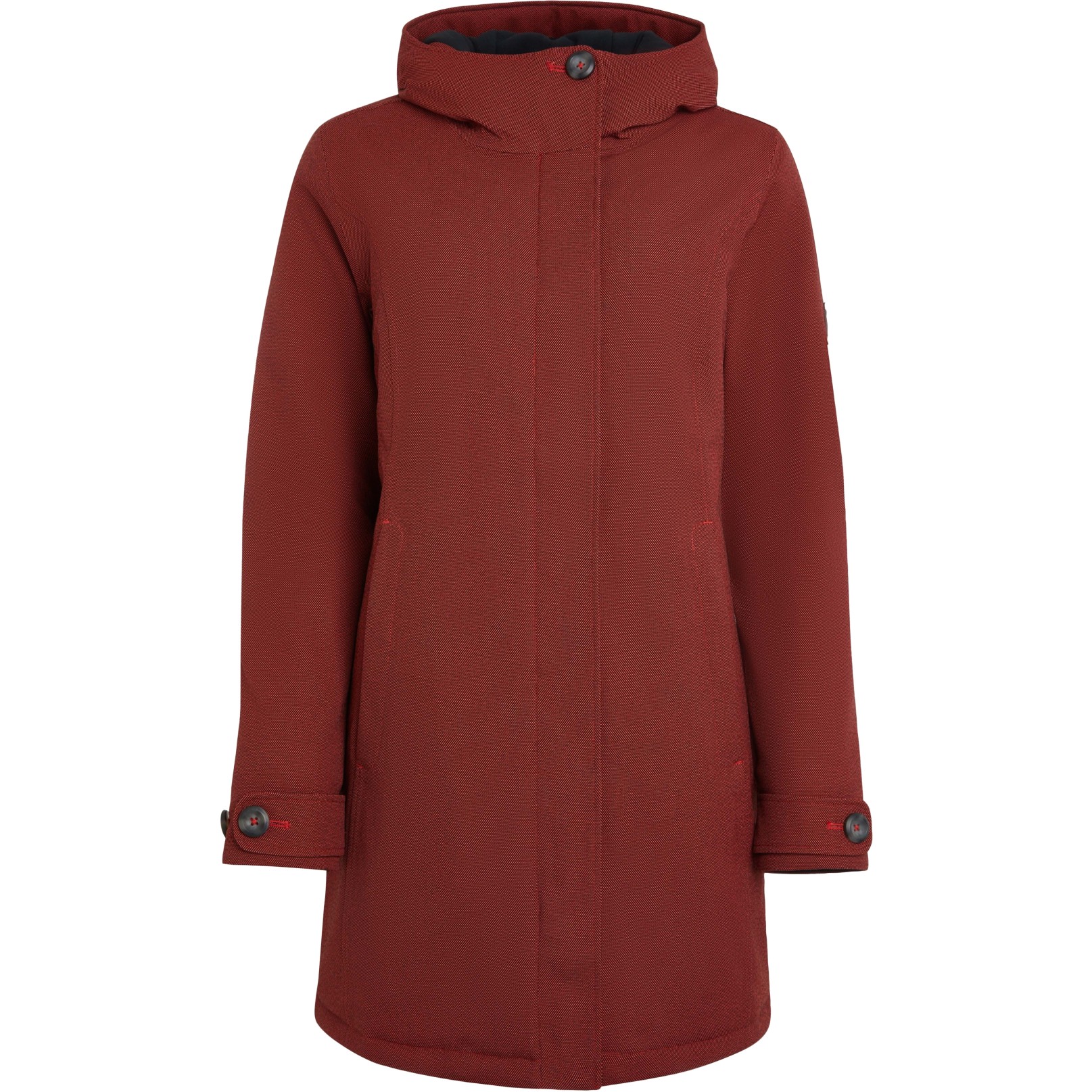 Produktbild von Elkline SCHNIEKE Damen Wasserdichter Mantel - redmelange