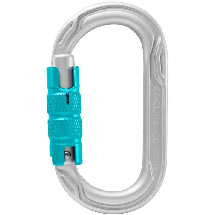 Produktbild von Edelrid Oval Power 2500 Triple II Karabiner - silber