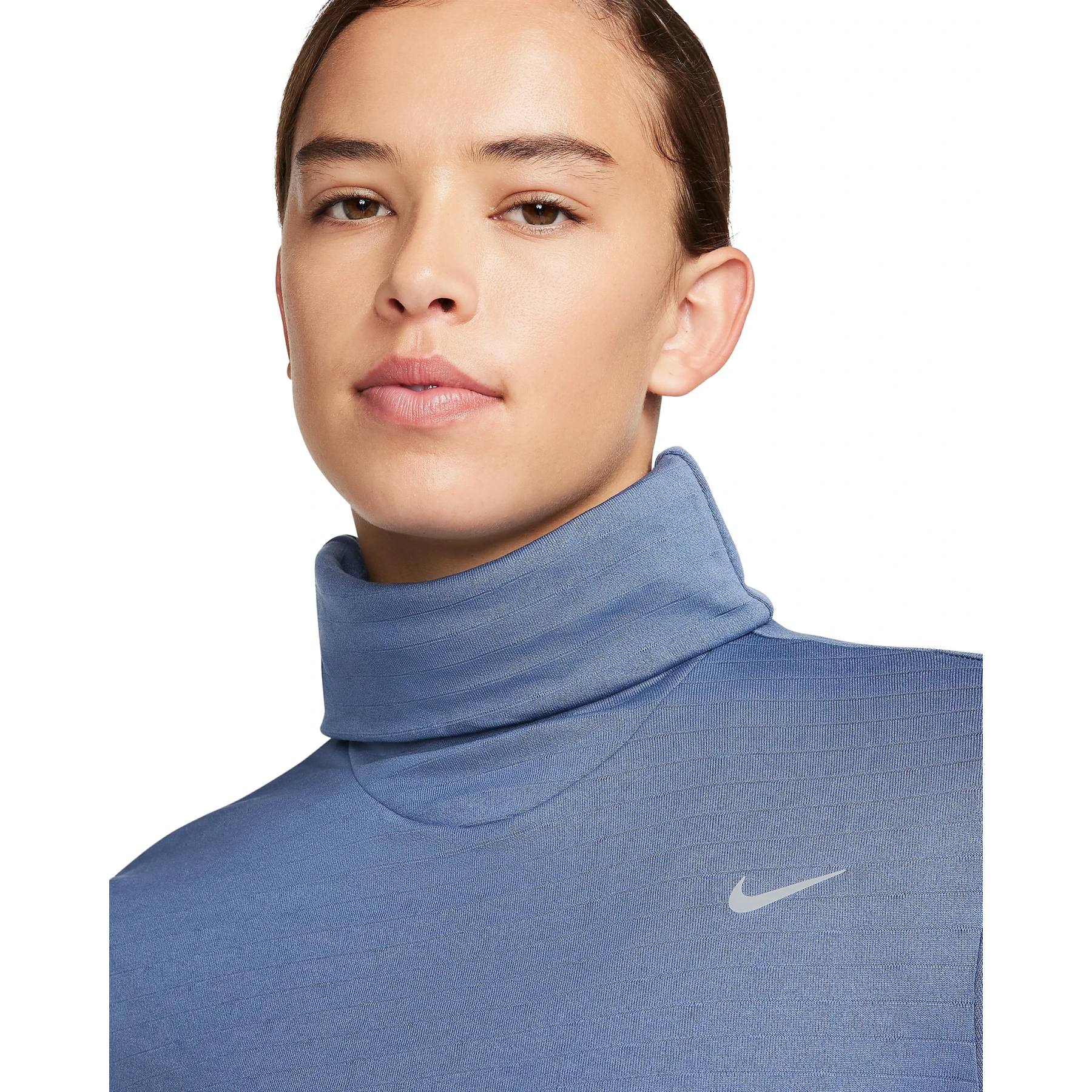 Nike women's metallic long sleeve shirt best sale