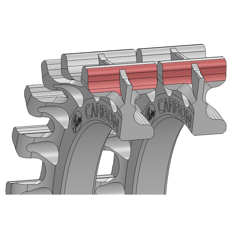 パーツ FD, RD,chain, sprocket Gates Carbon Drive CDX Centertrack Expedition Sprocket - Front