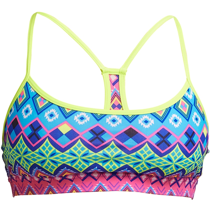 Produktbild von Funkita Swim Crop Bikini Top Damen - Kris Kringle