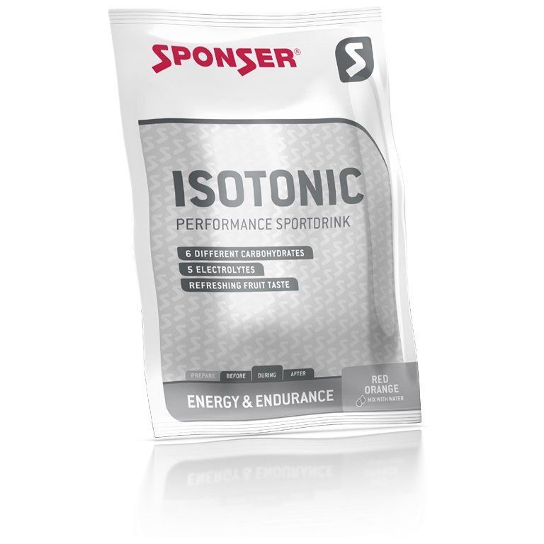 Bild von SPONSER Isotonic Sportdrink - Kohlenhydrat-Getränkepulver - 20x52g
