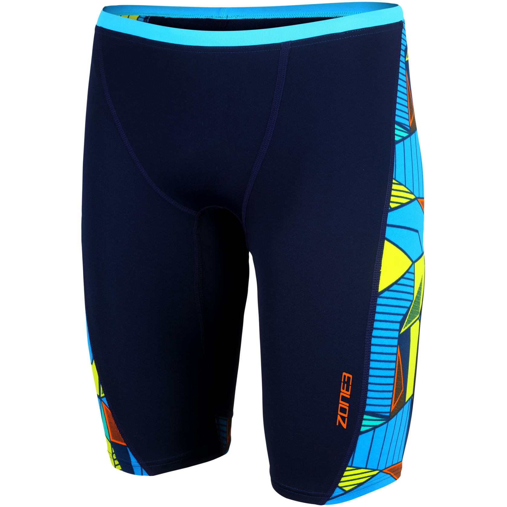 Picture of Zone3 Men&#039;s Prism 2.0 Jammers - navy/yellow