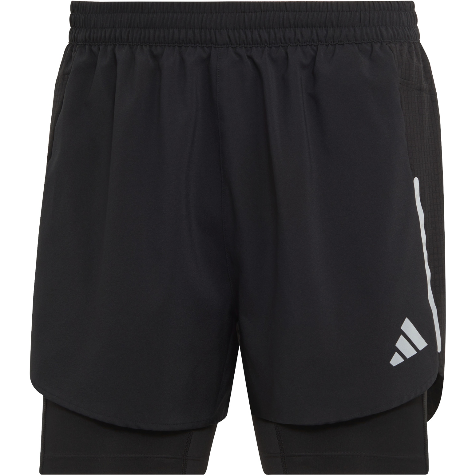 Picture of adidas Designed for Running 2-in-1 Shorts Men - black HN8023