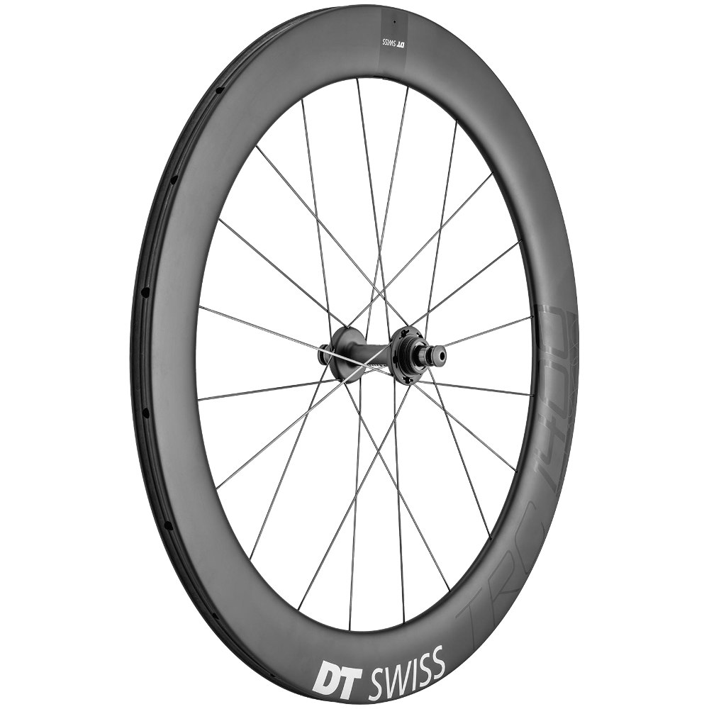 Picture of DT Swiss TRC 1400 DICUT 65 T - Carbon - Track Rear Wheel - Tubular - 120mm BO