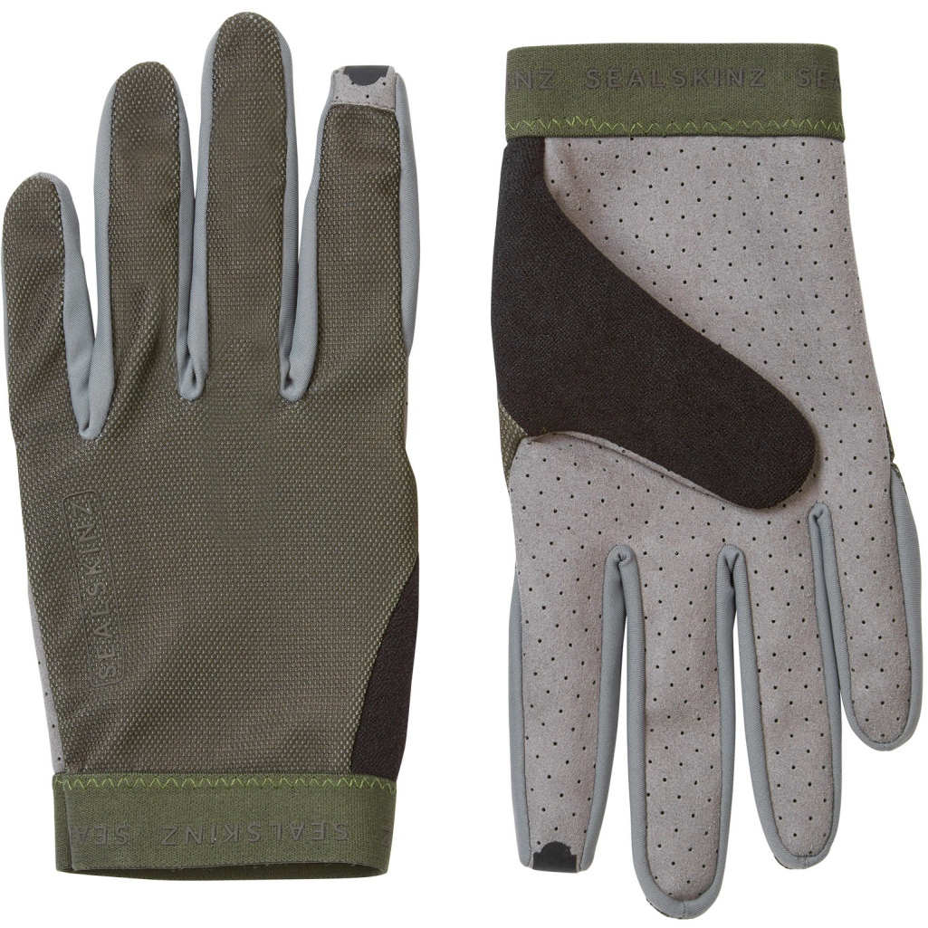 Picture of SealSkinz Paston Perforated Palm Gloves - Olive