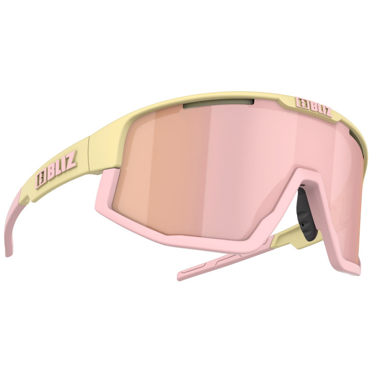 Picture of Bliz Fusion Glasses - Pink/Matt Pastel Yellow/White | Brown w Pink Multi