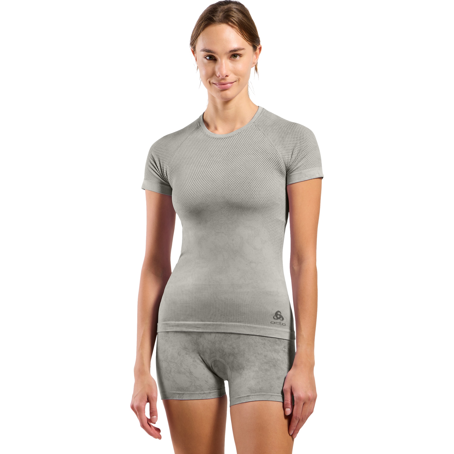 Productfoto van Odlo Performance Light Rain-Dye Base Layer met Korte Mouwen Dames - vetiver