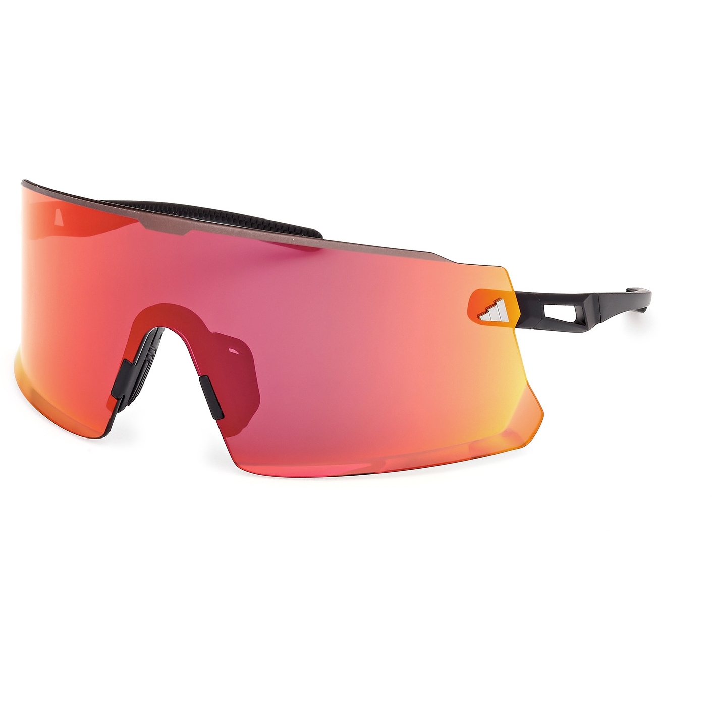 Produktbild von adidas Dunamis Pro SP0100 Brille - Matte Black / Contrast Mirror Roviex