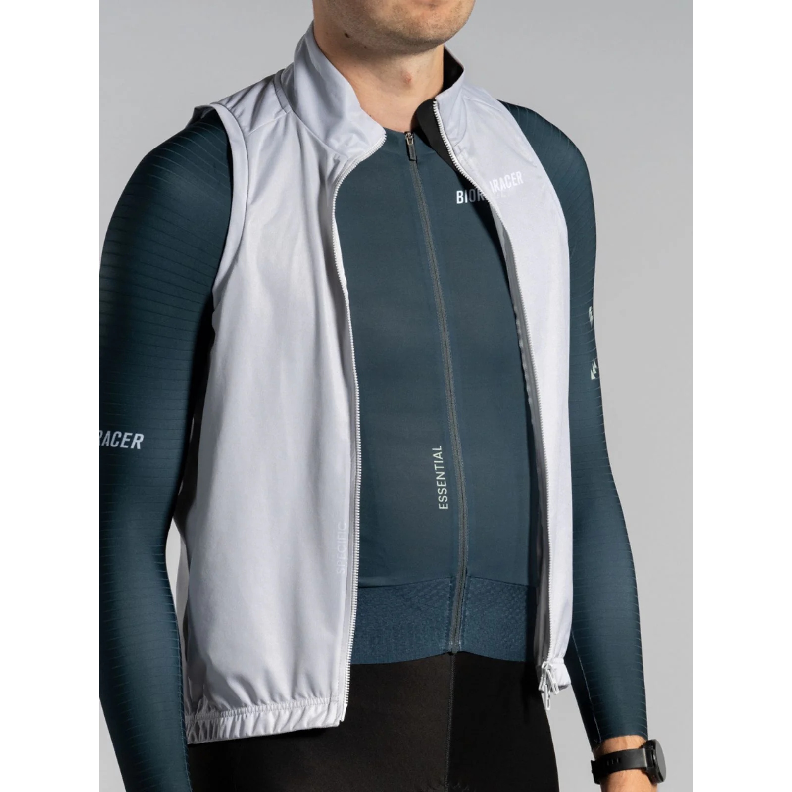 Bioracer Icon Gilet Men - cool grey | BIKE24