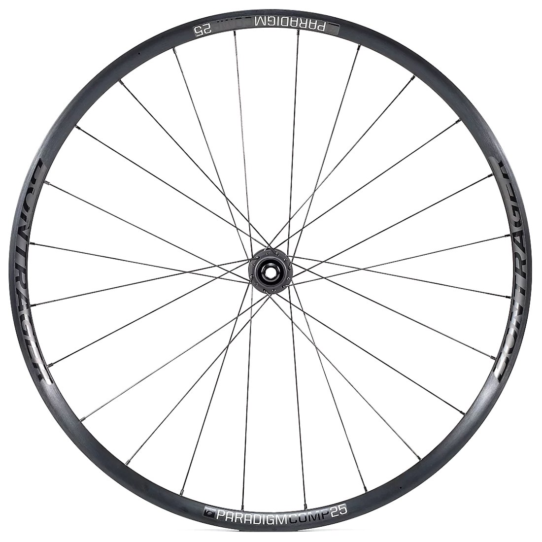 Picture of Bontrager Paradigm Comp 25 TLR Disc Road Front Wheel - Clincher - Centerlock - 12x100mm
