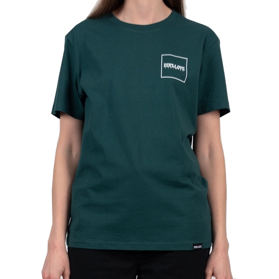 Produktbild von Dirt Love Box Logo Tee T-Shirt - glazed green